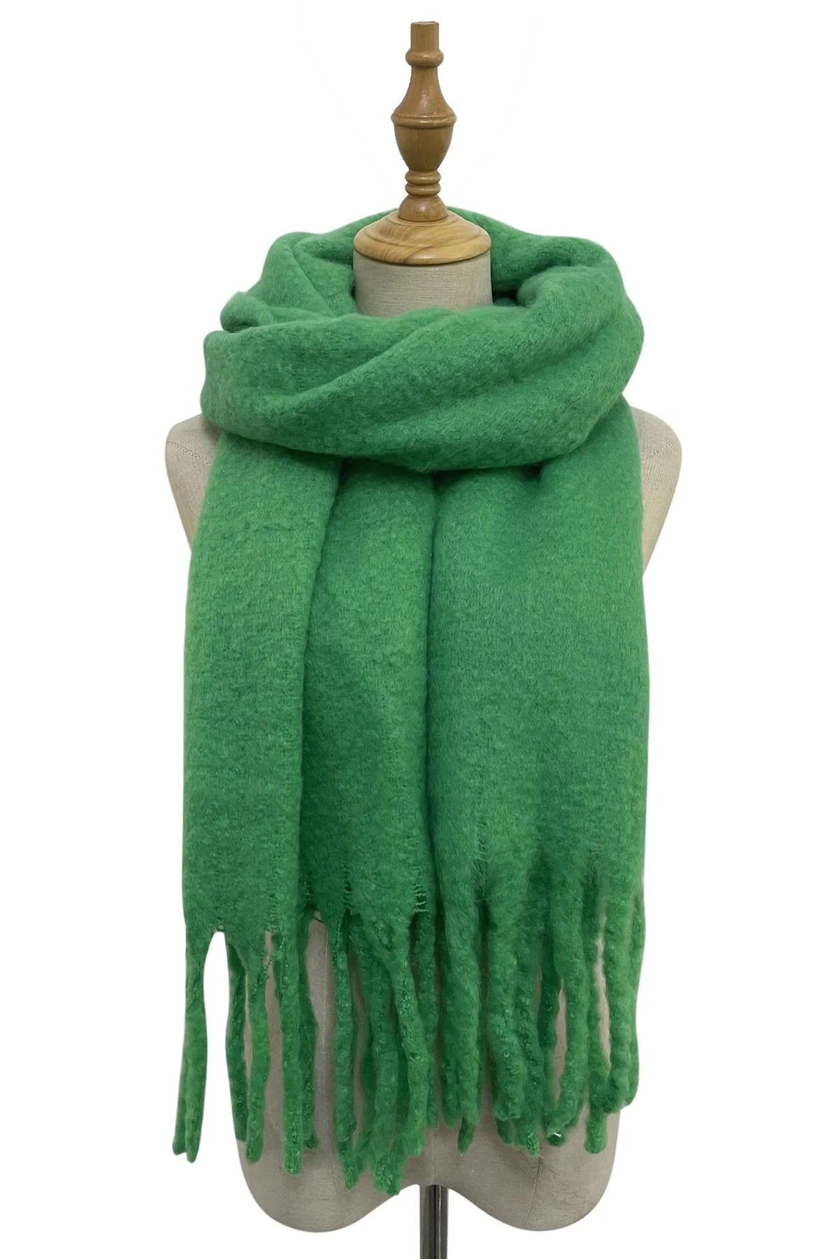 Soft Blanket Scarf- Apple Green