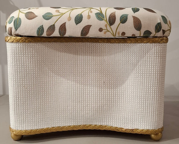 Vintage Lloyd Loom Ottoman