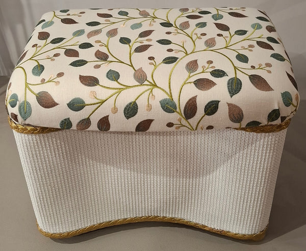 Vintage Lloyd Loom Ottoman