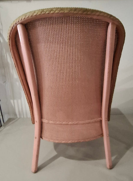 Vintage Lloyd Loom Chair with secret storage