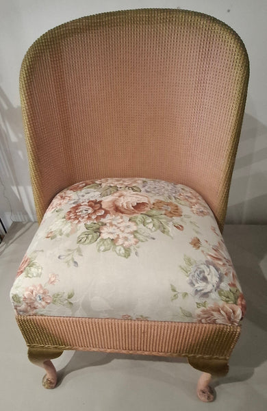 Vintage Lloyd Loom Chair with secret storage