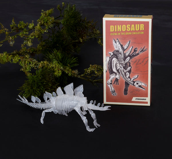 Dinosaur glow in the dark skeleton