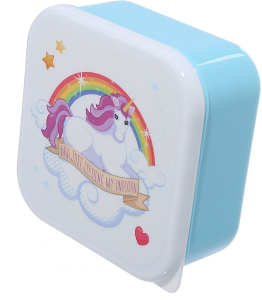 Snack Boxes (set of 3) - Unicorn