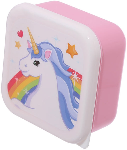 Snack Boxes (set of 3) - Unicorn