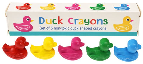 Set of 5 Duck Crayons