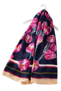 Blossom Tulip Silk Scarf