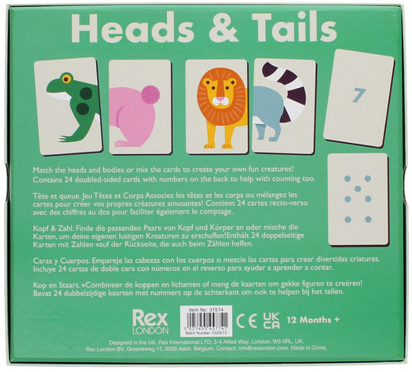 Animal Heads and Tails Game