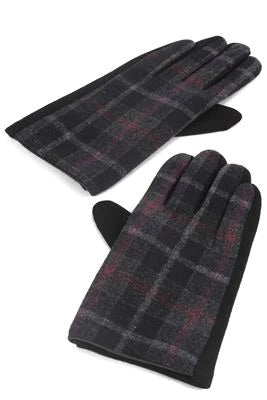 Douglas Tartan Men's Gloves - Black