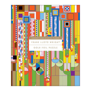 1000 Piece Gold Foil Puzzle - Frank Lloyd Wright - Saguaro Forms & Cactus Flowers