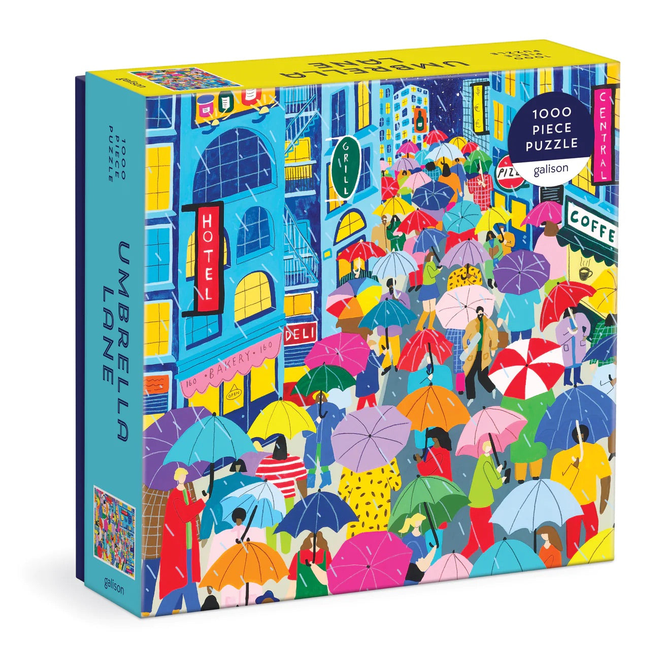 1000 Piece Puzzle - Umbrella Lane
