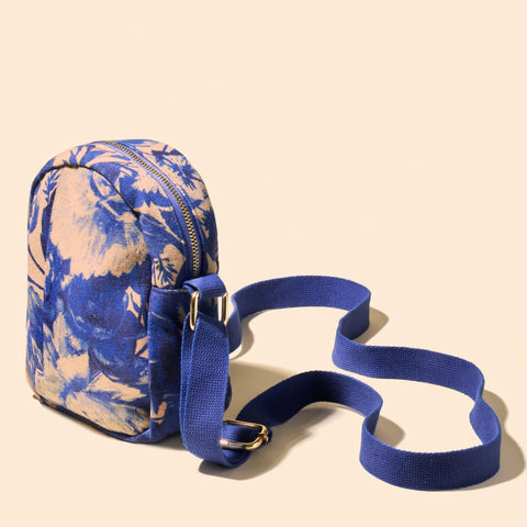 Canvas Out and About Bag - China Blue Blooms