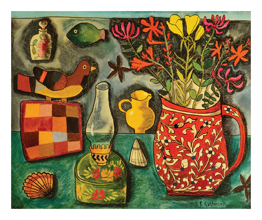 Still Life with Breton Patchwork- Susan Gathercole