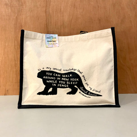 Large Shopper - Zabby Dinosaur