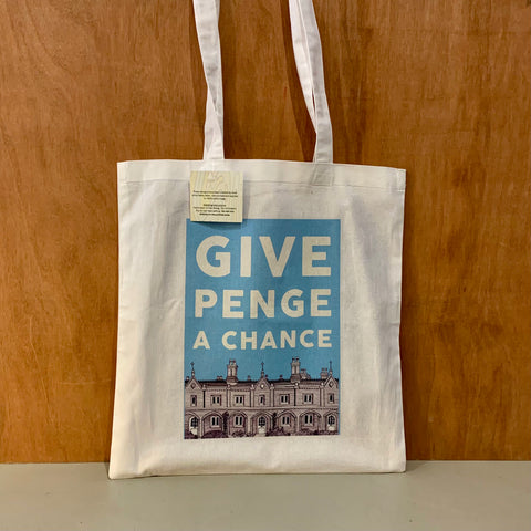 Zabby Allen Art Tote Bag - Give Penge a Chance