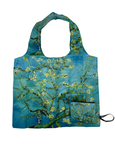 Van Gogh, Almond Blossom - Foldable 2 in 1 Shopper Bag & Purse