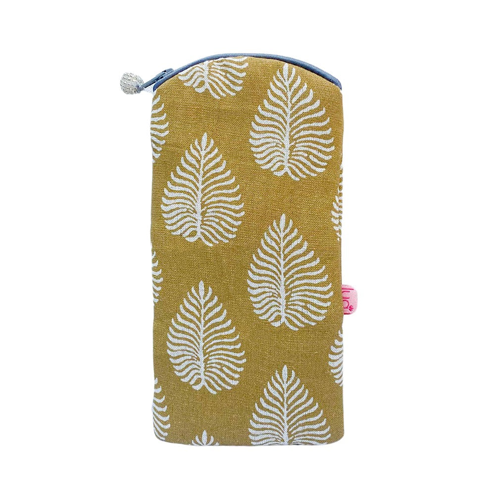 Glasses Purse- Leaf - Cumin