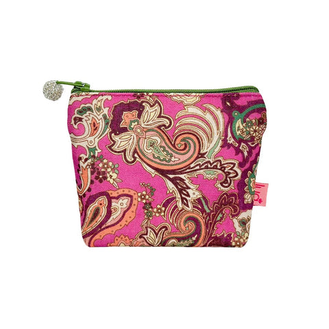 Mini Purse - Paisley - Pink