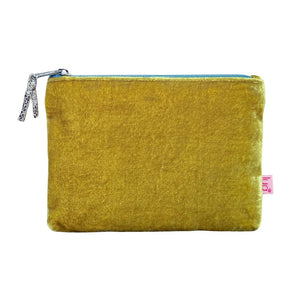 Velvet Purse - Mustard