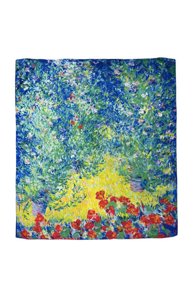 Silk Cover Up - Floral Meadow