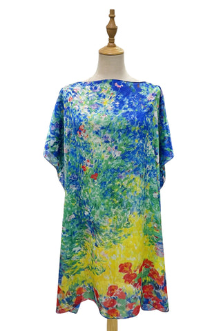 Silk Cover Up - Floral Meadow