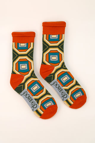 Mens Socks - Geometric Jewel
