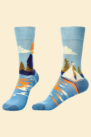 Mens Socks - Sail Away