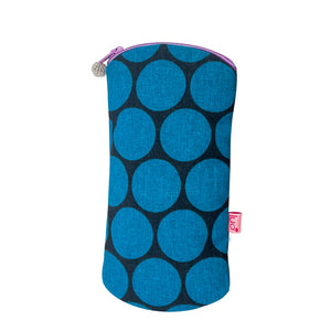 Glasses Purse- Geo Spot Navy