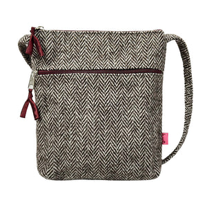 Cross Body Purse Herringbone