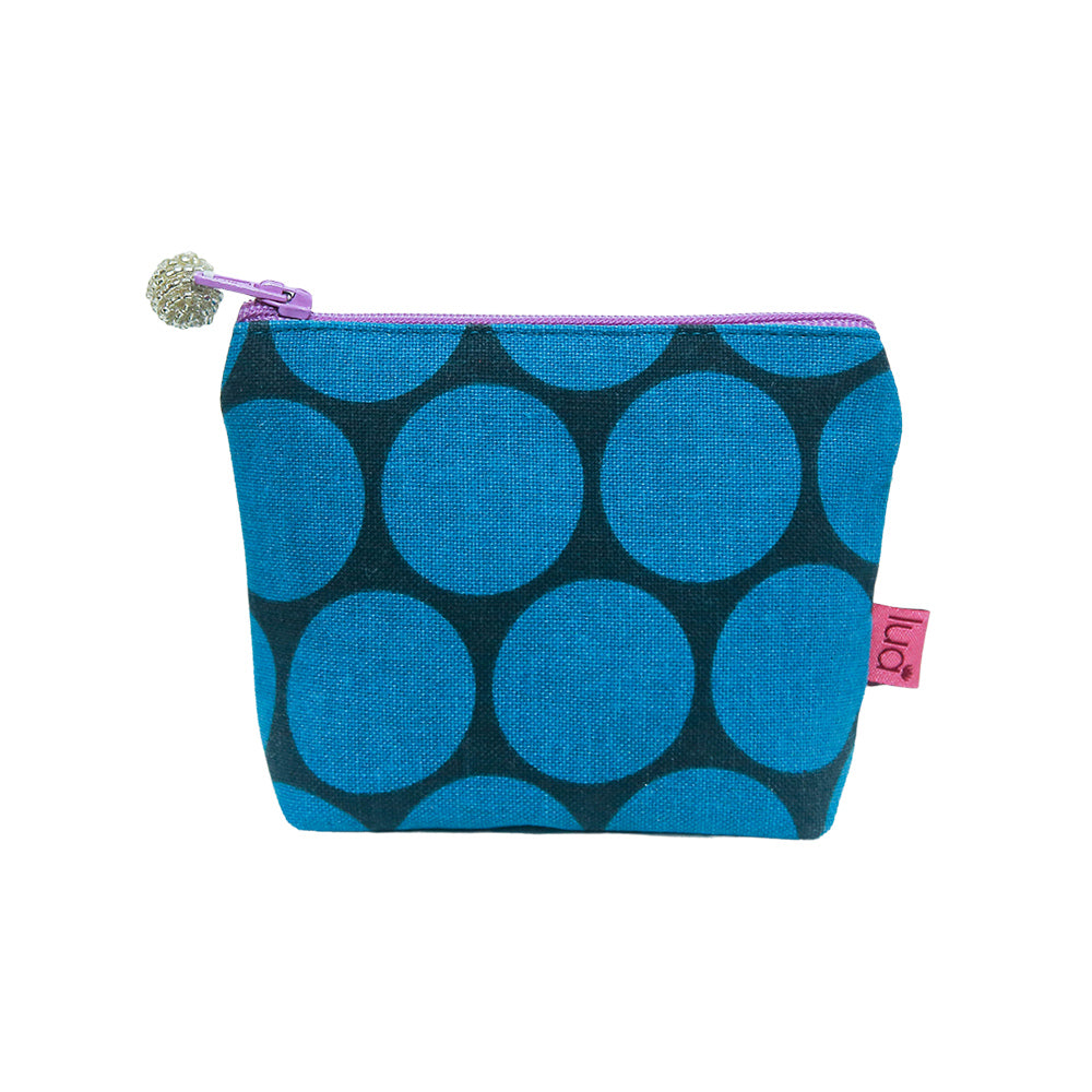 Mini Purse- Geo Spot Blue