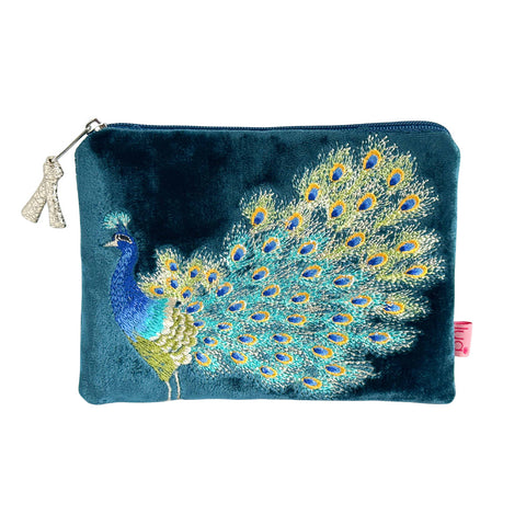 Applique Peacock Purse