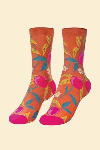 Pomegranate Ankle Socks