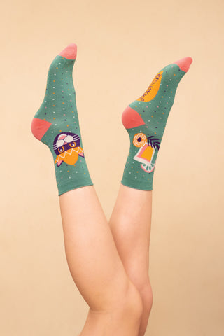 Mexicat Socks- Sage