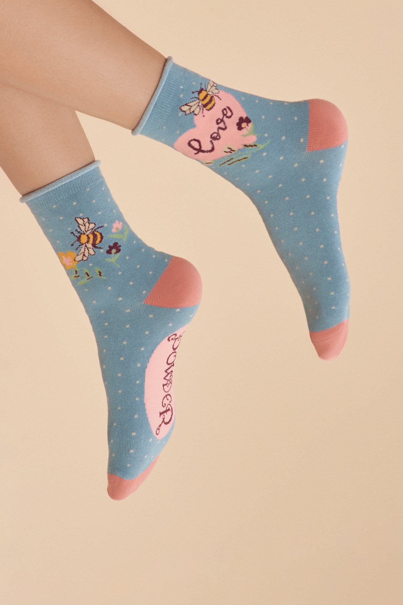 Love Bumblebee Ankle Socks