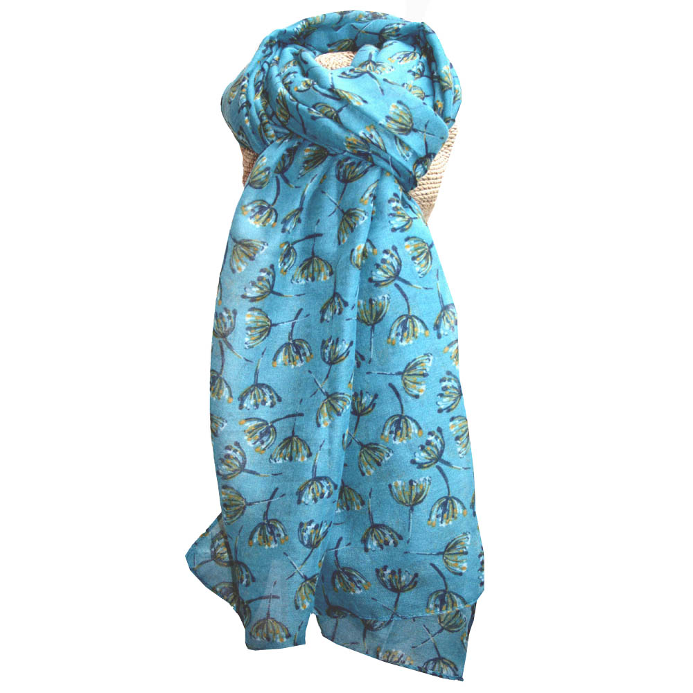 Dandelion Breeze scarf- Turquoise