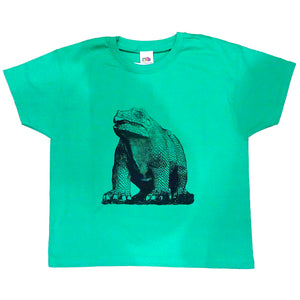 Screen Print Crystal Palace Dinosaur Kelly Green T-shirt- Child