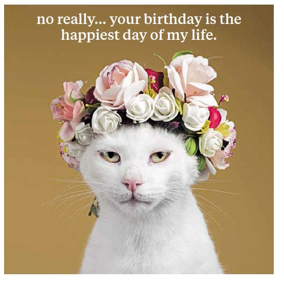 Birthday Is Happiest Day Card