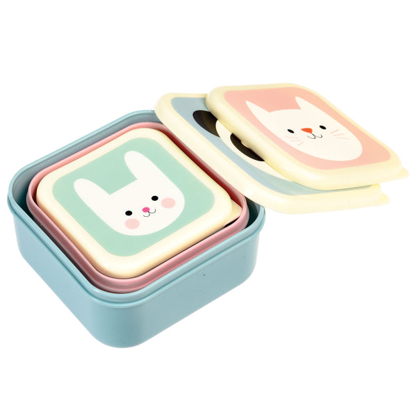 Miko and Friends Snack Boxes (set of 3)