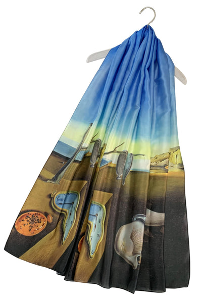 Dali The Persistence of Memory Silk blend Scarf