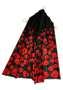 Poppy Print Scarf