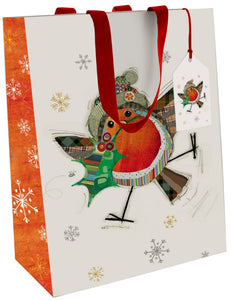 Robin Christmas Gift Bag
