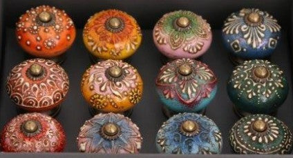 Vintage Colourful Knobs