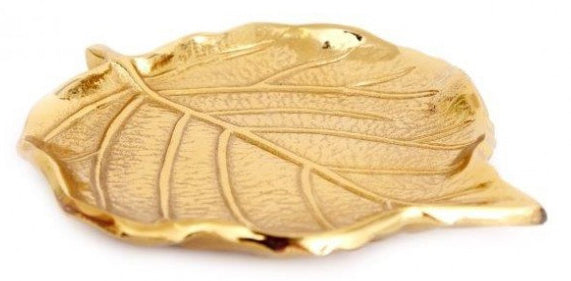 Metallic Leaf Dish