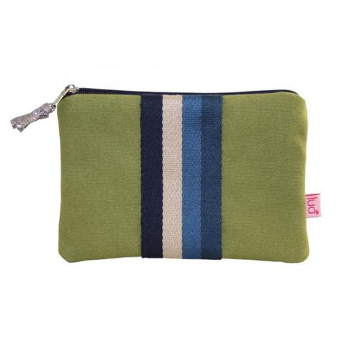 Striped Purse- Olive