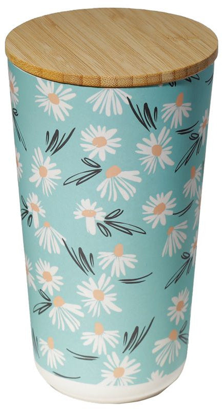 Blue Daisy Storage Jar - 18.5cm