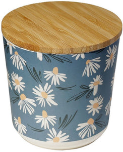 Blue Daisy Storage Jar - 10.5cm