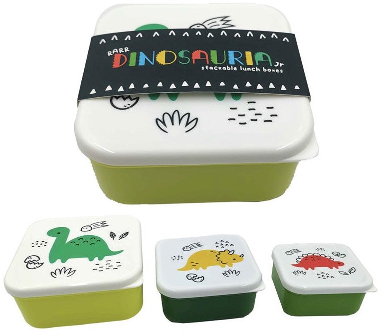 Snack Boxes (set of 3) - Dinosauria