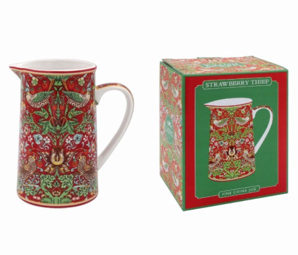 Strawberry Thief Ceramic Jug