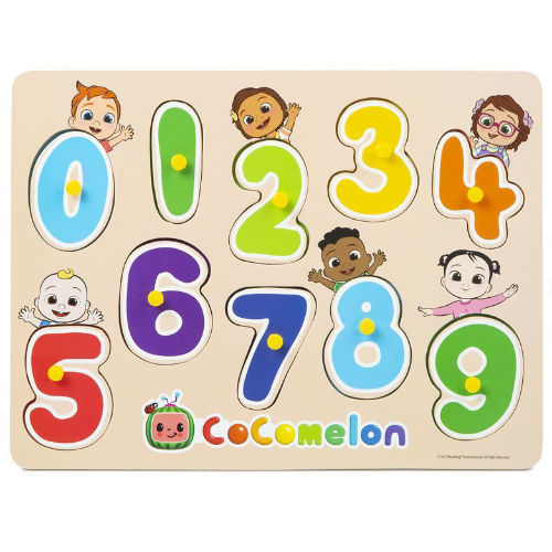 Learning Numbers Peg Board