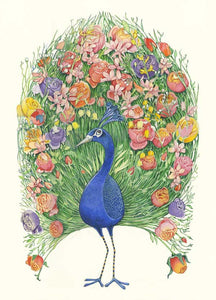 Peacock- DM Greetings Card