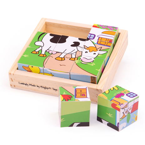 Cube Puzzle- Animals
